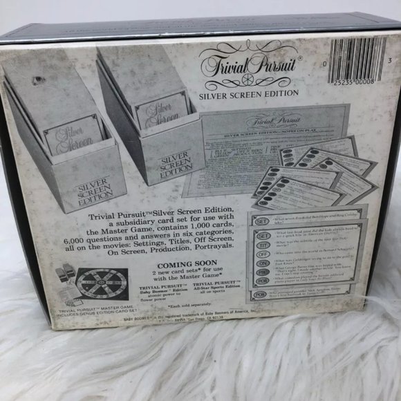 Trivial Pursuit Silver Screen Edition Subsidiary Card Set Board Game - Picture 5 of 5